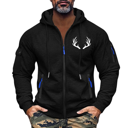 KLOJIPOX Full Zip Up Hoodies for Men Big and Tall Graphic Hoodies with Pockets Workout Fleece Bearskin Hoodies 4.0 Work Easter American Flag Hoodie 2025 Cheap Hoodies Clearance Outfits Multicolor 3XL
