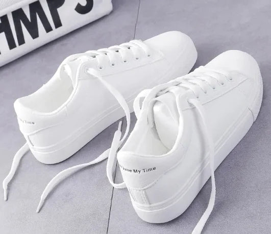 Flat Shoes, Cat Shoes, White Sneakers